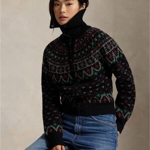 Ralph Lauren | Fair Isle Wool-Blend Cardigan